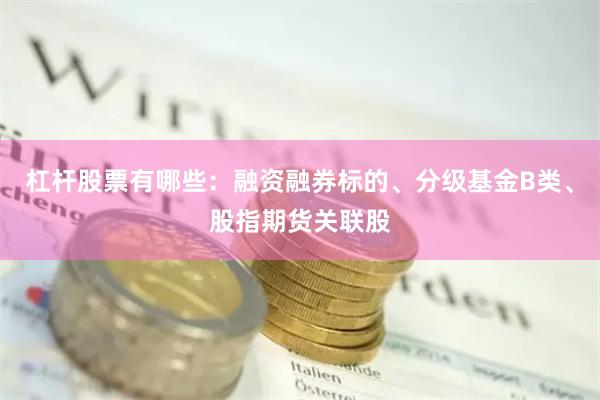 杠杆股票有哪些：融资融券标的、分级基金B类、股指期货关联股